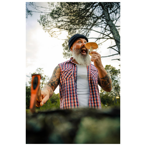 photographe, Marseille, AK production, bûcheron, portrait, publicitaire, Stihl, Patrick